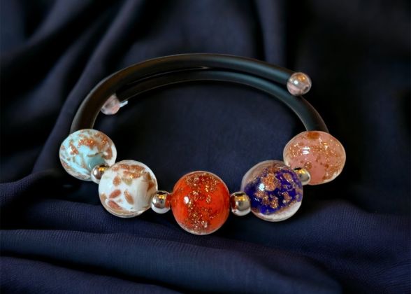 Murano glass bracelet 'Assisi'