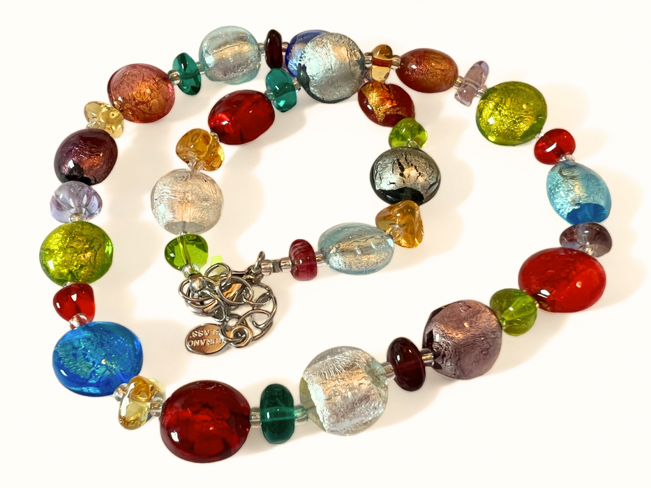 Murano glass bracelet 'Ferrara' Multicolor