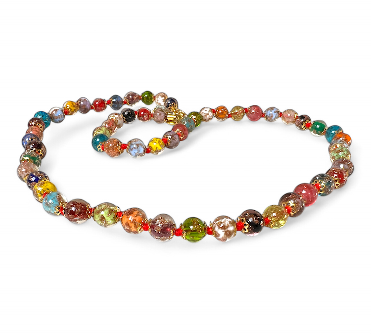 Murano necklace 'Palermo' multicolor