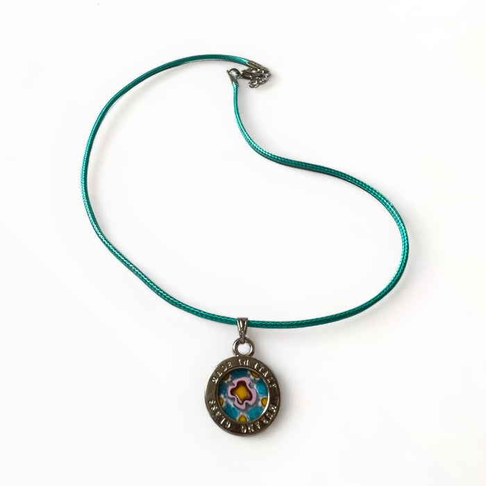 Murano necklace 'Lecce' blue