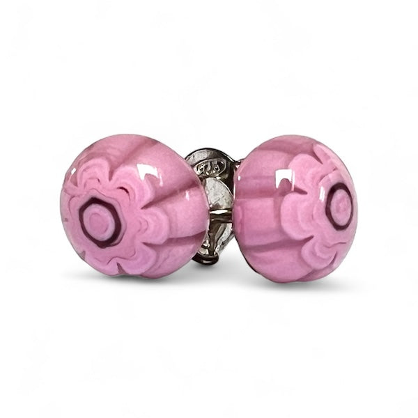 Murano earrings 'Forli' Pink