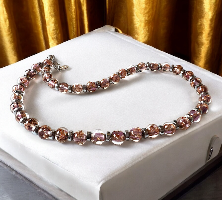 Murano necklace 'Palermo' multicolor