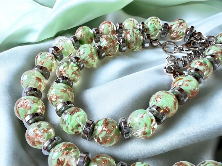 Murano necklace 'Palermo' multicolor