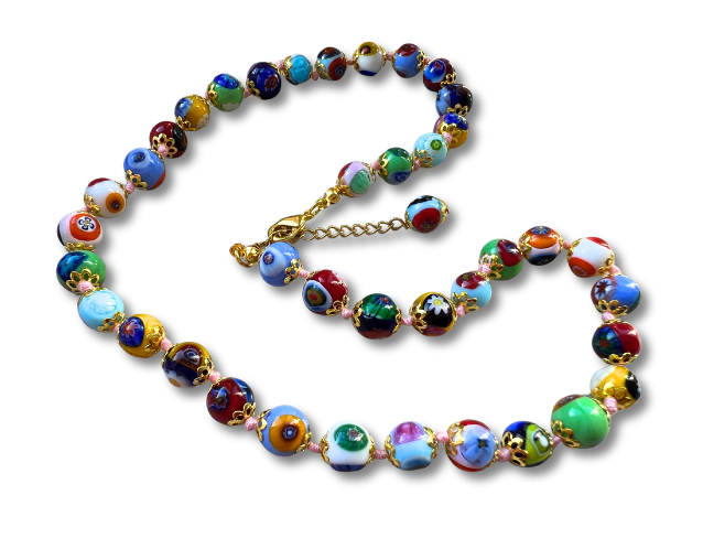 Murano necklace 'Verona' piccolo color: multicolor